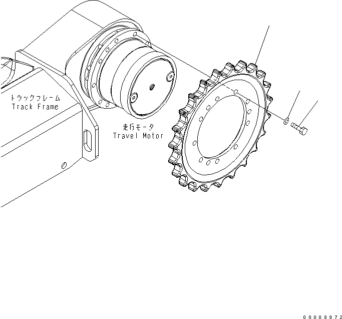 Excavators Komatsu / PC30MR-2-A S/N 20001-UP(pc30mr0r) / SPROCKET(300030 : P1211-01A0)
