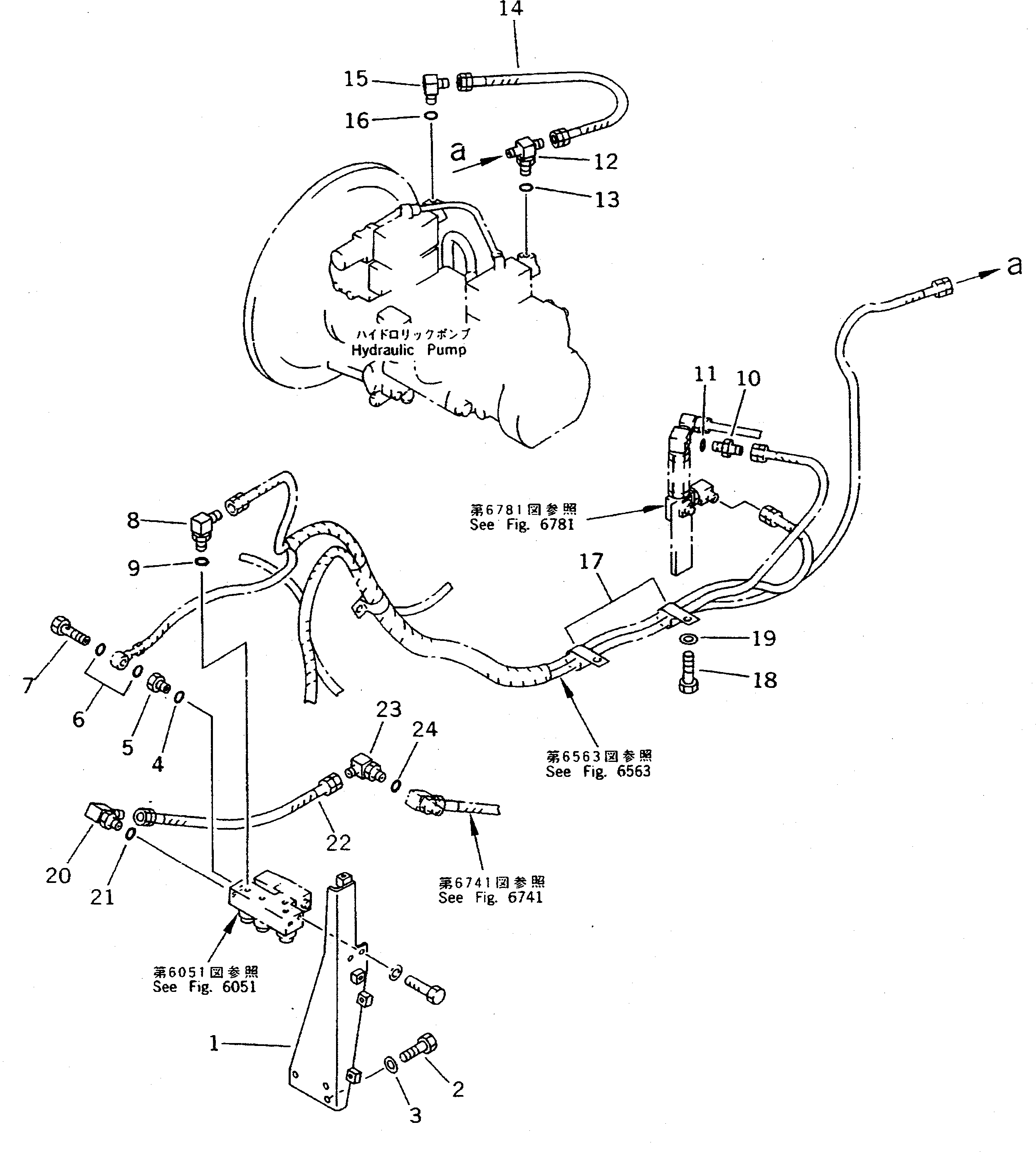 Komatsu parts book diagram for PC310LC-5 S/N 10001-UP: SOLENOID VALVE PIPING