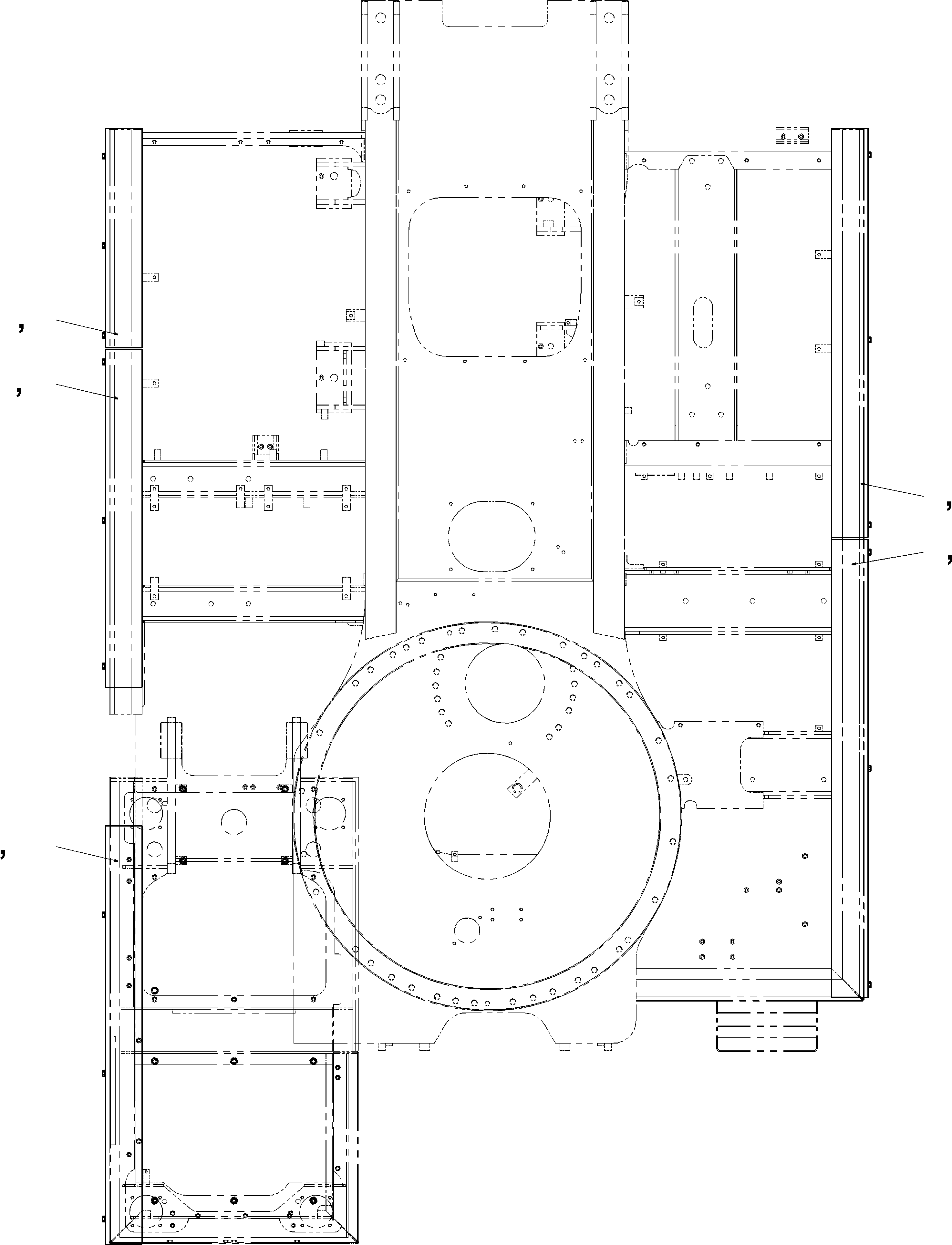 Excavators Komatsu / PC340LCD-7K-E0 HIGH REACH DEMOLITION S/N K45019-UP(pc340hr3) / TILT CAB SIDE GUARDS(240060 : M1810-03A0)