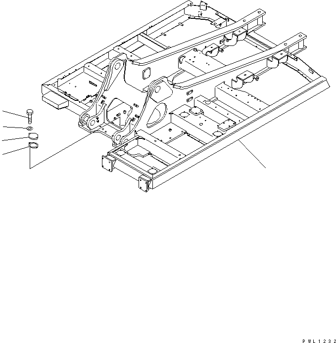 Komatsu parts book diagram for PC350-6 S/N 10001-UP: REVOLVING FRAME (F.O.P.S.)(#12284-)