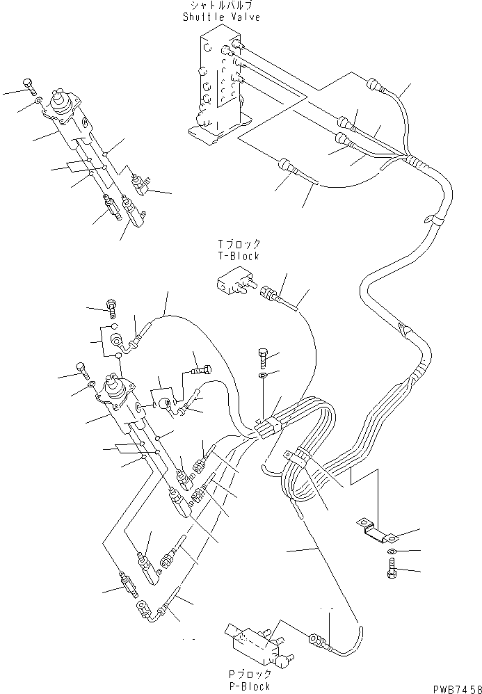 Komatsu parts book diagram for PC350-6 S/N 10001-UP: FLOOR FRAME (PPC WORK LINE)(#12001-12193)