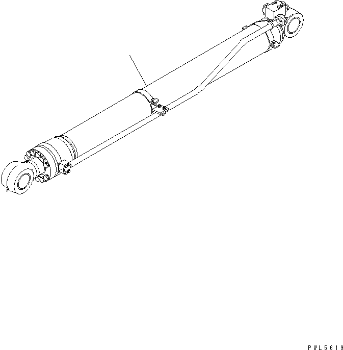 Excavators Komatsu / PC350-7 S/N 20001-UP (Overseas Version)(pc350-7c) / ARM CYLINDER(360170 : T1140-01A0)