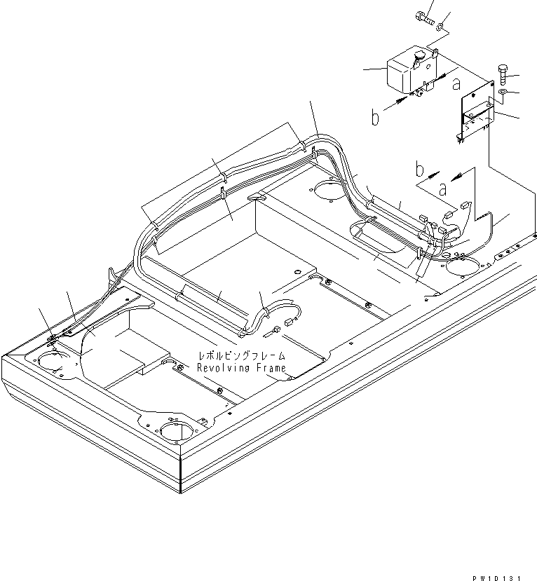 Excavators Komatsu / PC350LC-7-BA S/N 20001-UP(pc350l1r) / WINDOW WASHER (DEMOLITION SPEC.)(210500 : K0350-01A1)