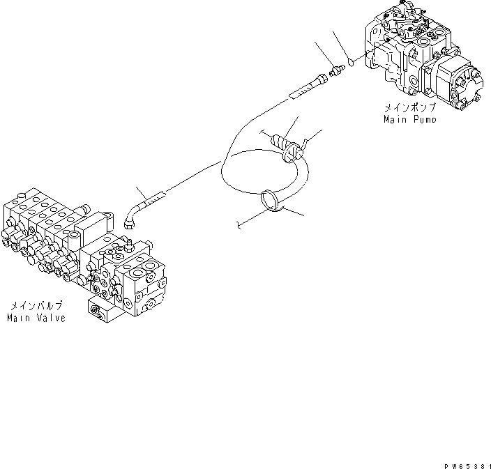 Excavators Komatsu / PC35MR-1 S/N 1001-UP(pc35mr-r) / L.S. LINE(#3240-)(150310 : H1810-01A0A)