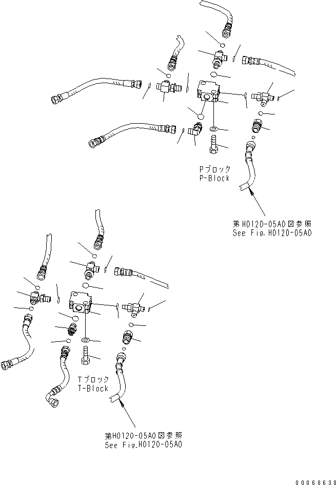 Excavators Komatsu / PC35MR-3 S/N 15001-16594 (For N.America, Canopy spec.)(pc35mr5c) / FLOOR FRAME (BLOCK) (1 ATTACHMENT)(#15001-)(210140 : K1110-05A1)