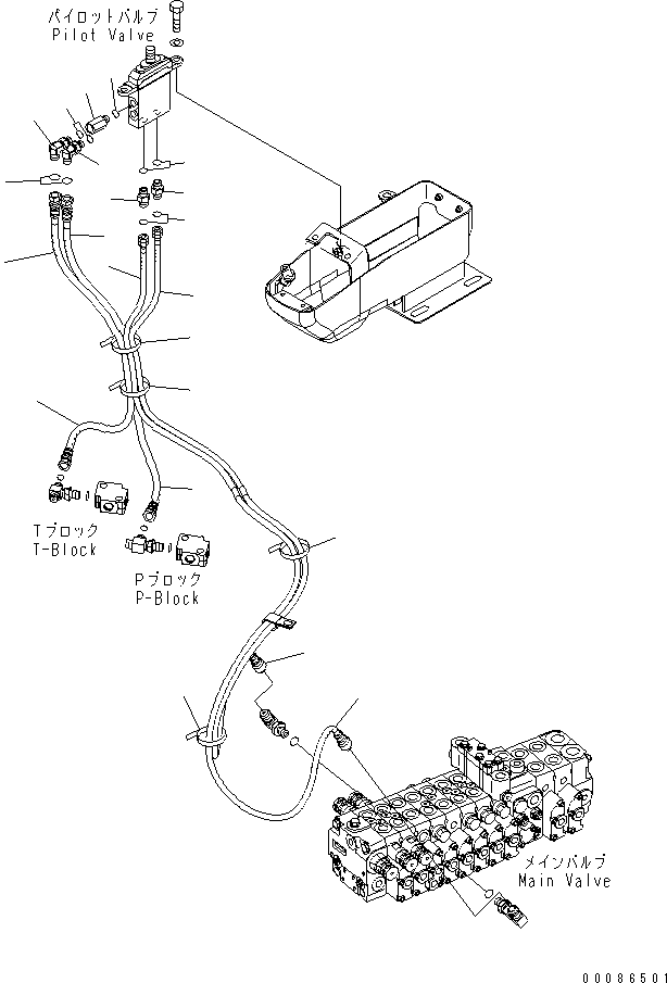 Excavators Komatsu / PC35MR-3 S/N 15001-16594 (For N.America, Canopy spec.)(pc35mr5c) / FLOOR FRAME (BLADE CONTROL) (CANOPY) (PAT BLADE)(#15001-)(210300 : K1110-14B1)
