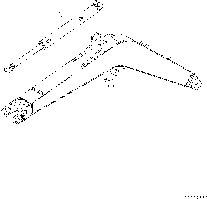 Excavators Komatsu / PC35MR-3 S/N 15001-16594 (For N.America, Canopy spec.)(pc35mr5c) / BOOM (ARM CYLINDER)(#15001-)(330070 : T1110-05A0)