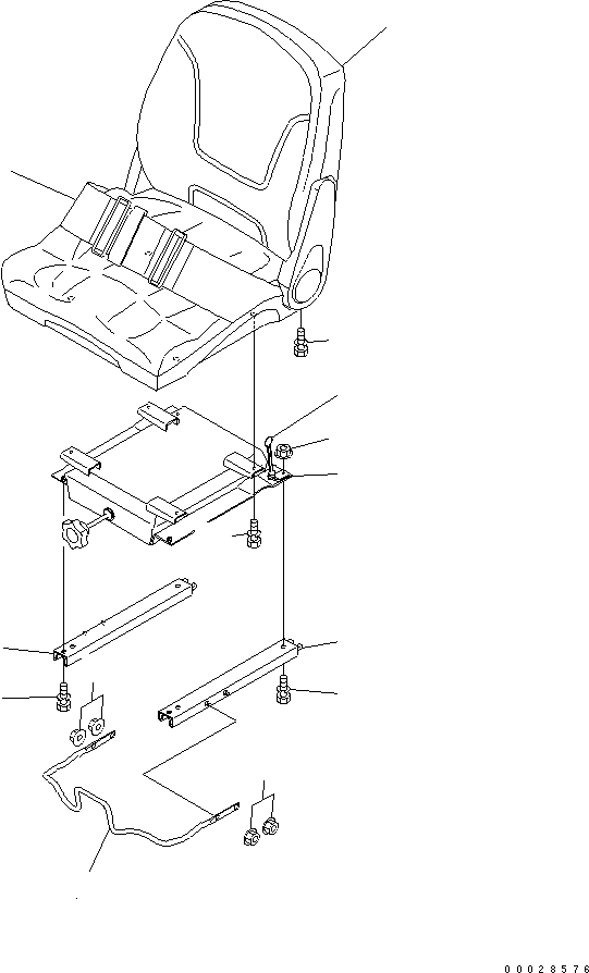 Excavators Komatsu / PC35MR-3 S/N 15001-16594 (For N.America, Canopy spec.)(pc35mr5c) / OPERATOR