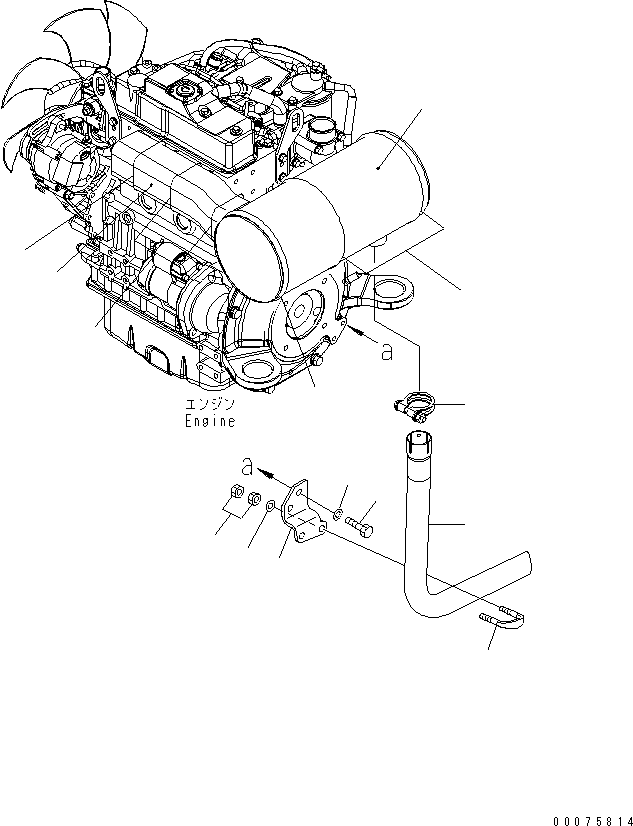 Excavators Komatsu / PC35MR-3 S/N 15001-16594 (For N.America, Cab spec.)(pc35mr6c) / EXHAUST RELATED PARTS(#15001-16500)(030150 : B0200-01B0)