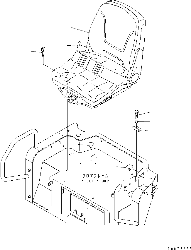 Excavators Komatsu / PC35MR-3 S/N 15001-16594 (For N.America, Cab spec.)(pc35mr6c) / OPERATOR
