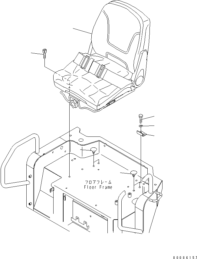 Excavators Komatsu / PC35MR-3 S/N 15001-16594 (For N.America, Cab spec.)(pc35mr6c) / OPERATOR