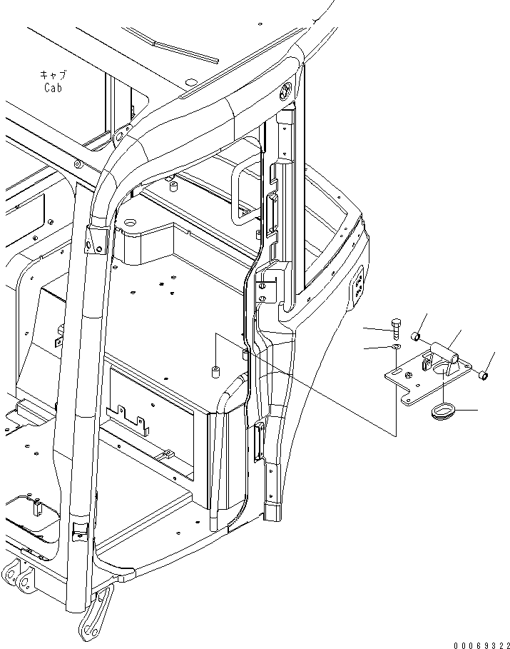 Excavators Komatsu / PC35MR-3 S/N 15001-16594 (For N.America, Cab spec.)(pc35mr6c) / OPERATOR
