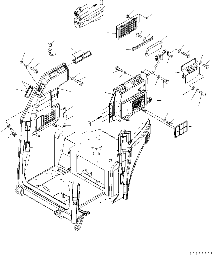Excavators Komatsu / PC35MR-3 S/N 15001-16594 (For N.America, Cab spec.)(pc35mr6c) / OPERATOR