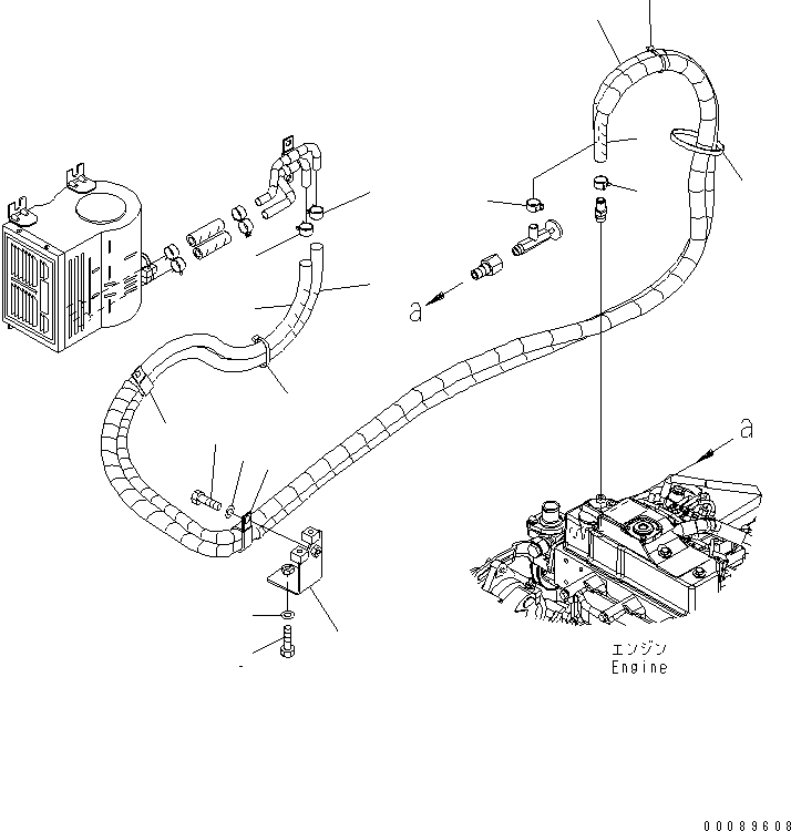 Excavators Komatsu / PC35MR-3 S/N 15001-16594 (For N.America, Cab spec.)(pc35mr6c) / CAR HEATER (CAB)(#16501-)(210760 : K0700-01A0A)