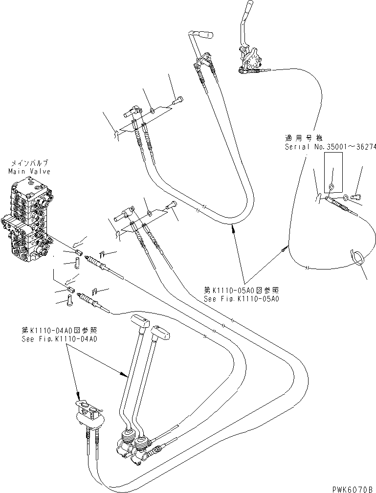 Komatsu parts book diagram for PC35R-8 S/N 35001-UP: FLOOR MOUNT (MOUNT PARTS)
