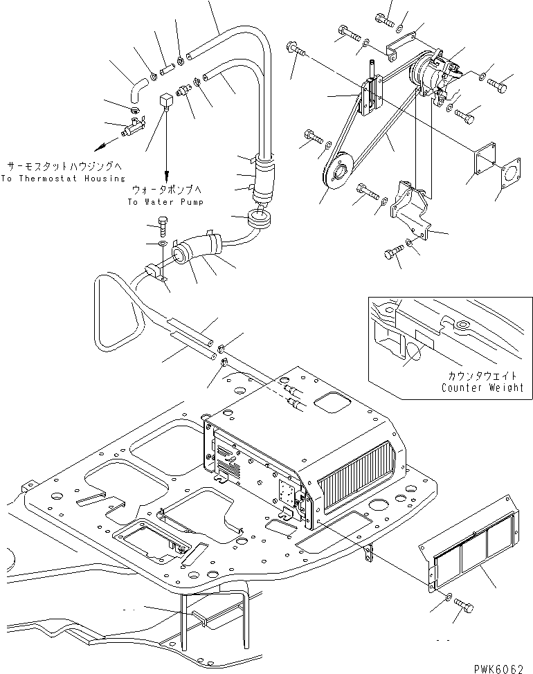 Excavators Komatsu / PC35R-8 S/N 35001-UP(pc35r-8r) / AIR CON (2/2)(210230 : K0700-02A1)