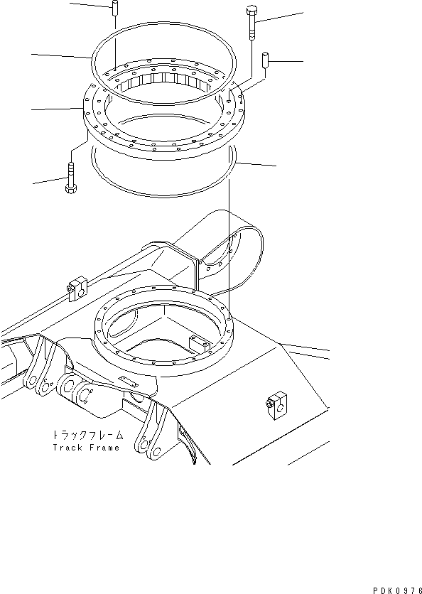 Excavators Komatsu / PC35R-8 S/N 35001-UP(pc35r-8r) / SWING CIRCLE(270010 : N1110-01A0)
