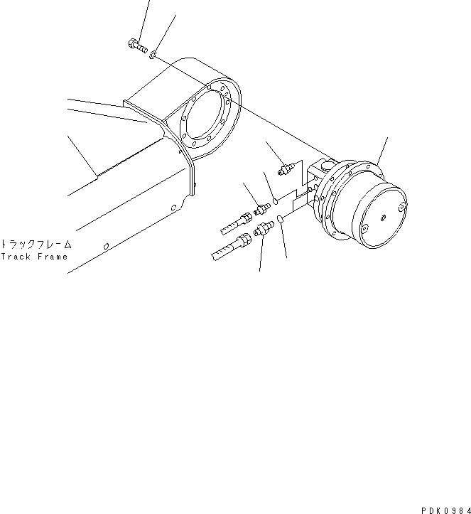 Excavators Komatsu / PC35R-8 S/N 35001-UP(pc35r-8r) / FINAL DRIVE (REINFORCED-TYPE)(#36528-)(300050 : P1210-01A1)