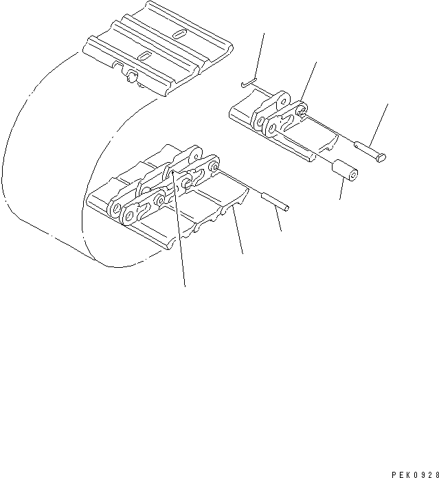 Excavators Komatsu / PC35R-8 S/N 35001-UP(pc35r-8r) / TRACK SHOE (DOUBLE GROUSER) (FOR STEEL SHOE)(330070 : R0500-01A0)