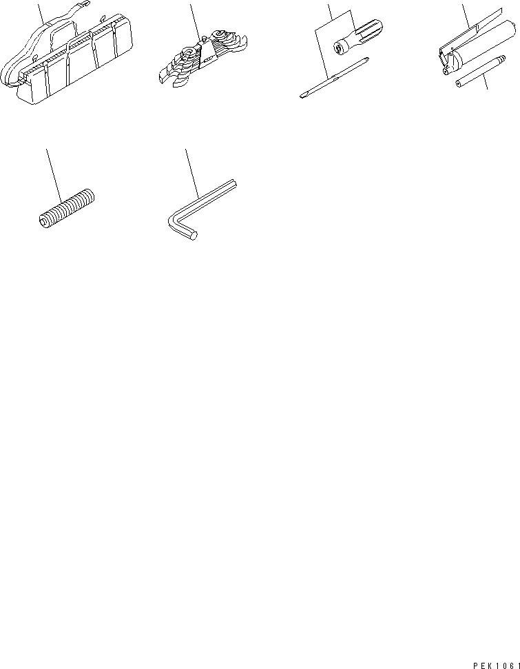 Excavators Komatsu / PC35R-8 S/N 35001-UP(pc35r-8r) / TOOL (FOR JAPAN)(420010 : V0300-01A0)