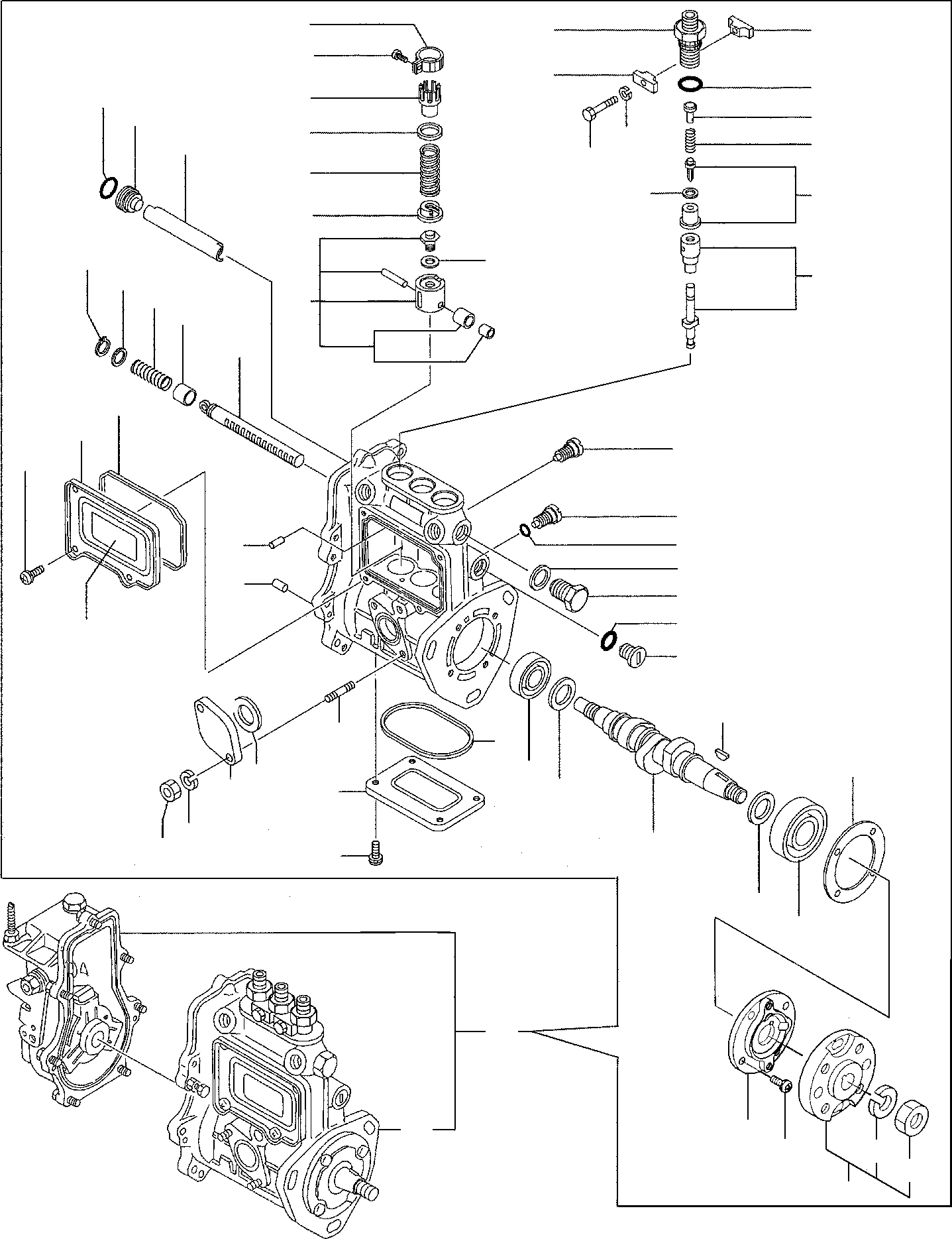 Komatsu parts book diagram for PC35R-8 S/N F20932-Up: FUEL INJECTION PUMP