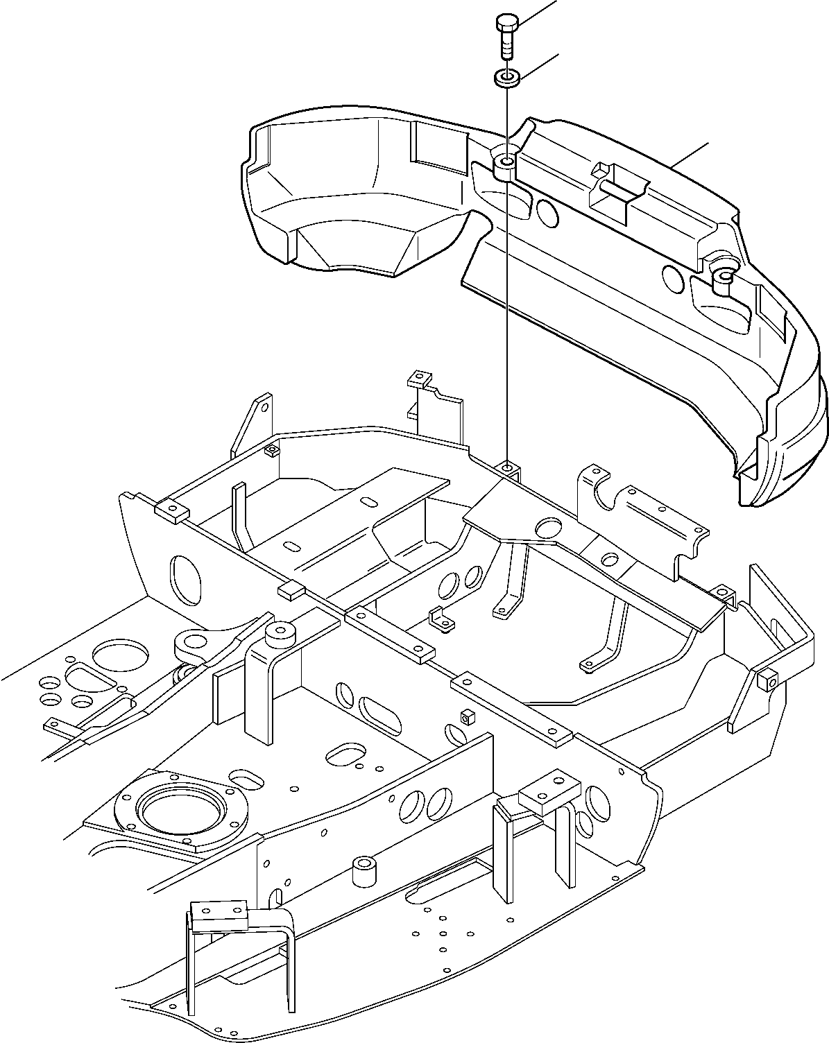 Komatsu parts book diagram for PC35R-8 S/N F20932-Up: COUNTER WEIGHT