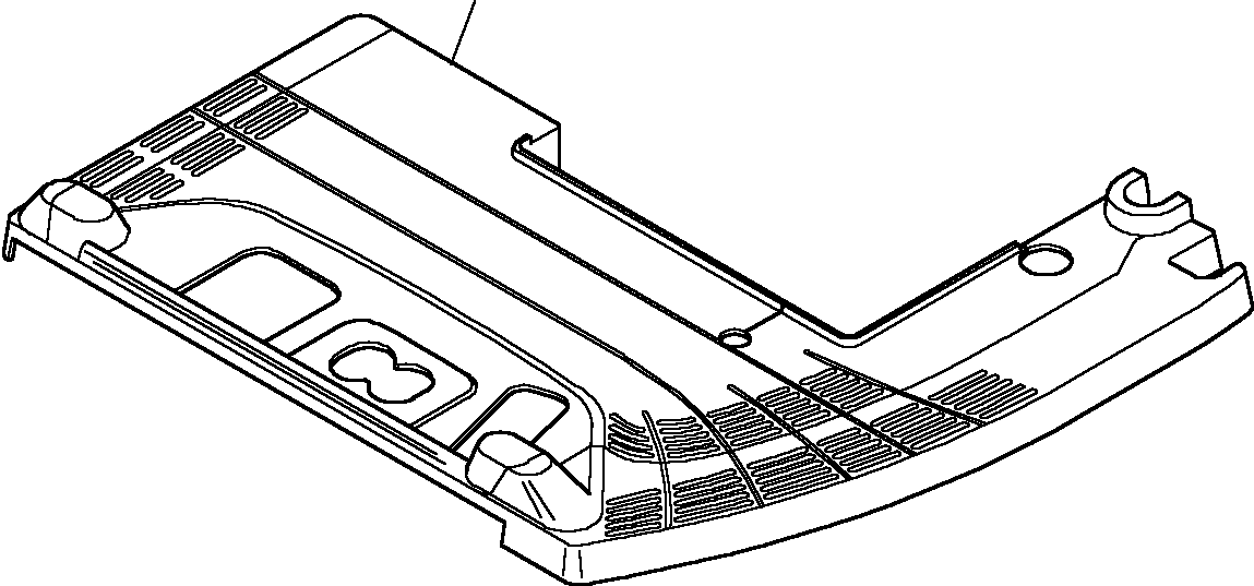 Komatsu parts book diagram for PC35R-8 S/N F20932-Up: FLOOR MAT (FOR CANOPY)