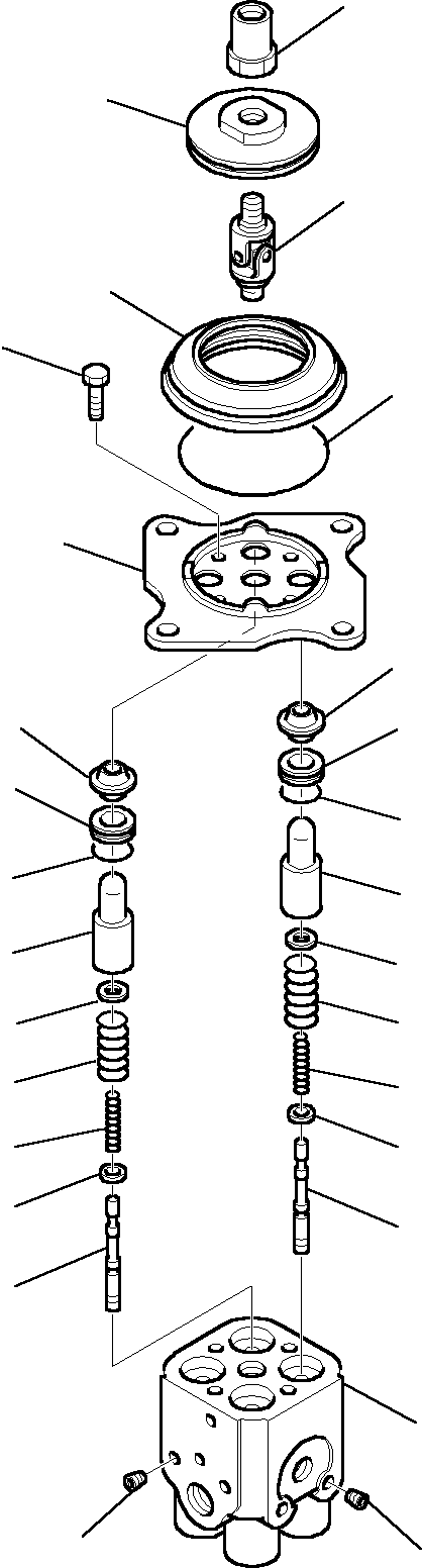 Komatsu parts book diagram for PC35R-8 S/N F20932-Up: PPC VALVE (WORK EQUIPMENT)