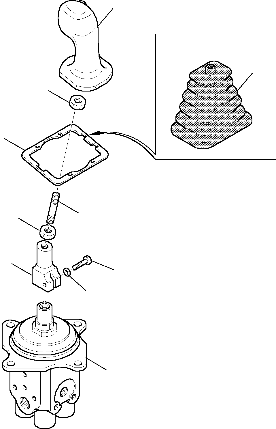 Komatsu parts book diagram for PC35R-8 S/N F20932-Up: PPC VALVE, R.H.
