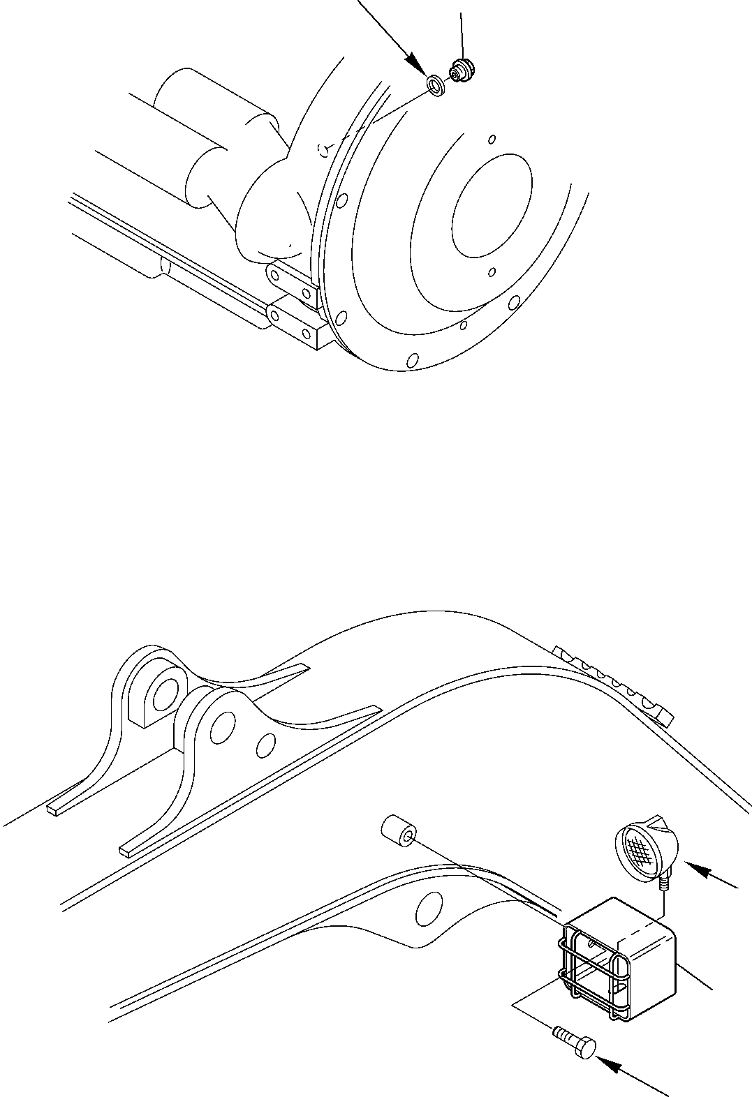 Komatsu parts book diagram for PC35R-8 S/N F20932-Up: ACCESSORIES (TBG VERSION)