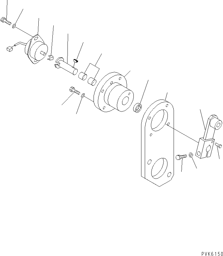 Excavators Komatsu / PC38UU-2 S/N 3001-UP(pc38uu-c) / BOOM FOOT PIN (SENSOR)(180030 : J1310-51A0)