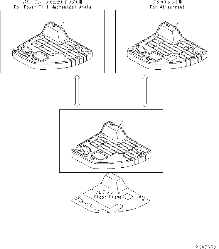 Excavators Komatsu / PC38UU-2 S/N 3001-UP(pc38uu-c) / FLOOR MAT(#4483-)(210130 : K0310-01A0A)