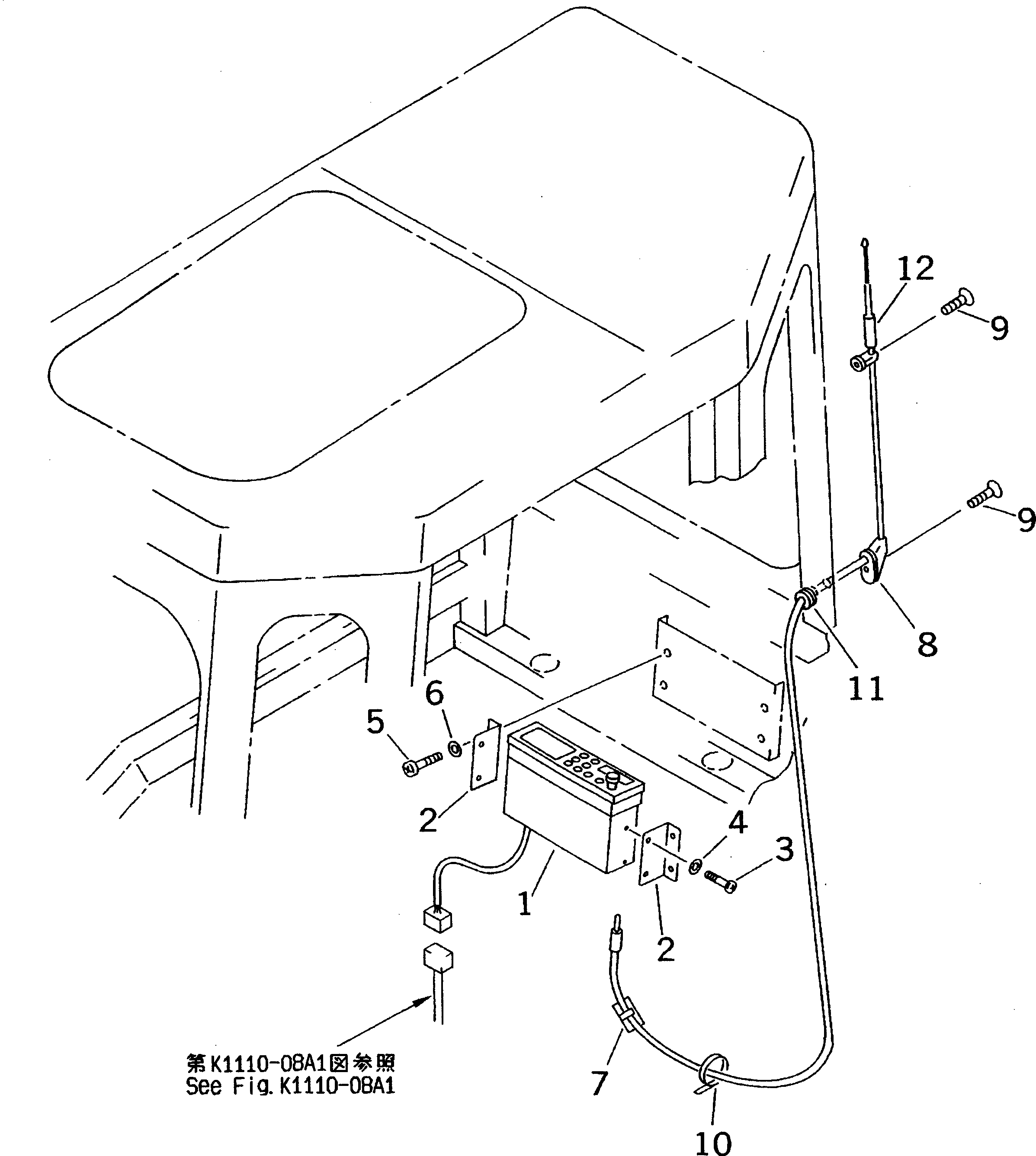 Excavators Komatsu / PC38UU-2 S/N 3001-UP(pc38uu-c) / RADIO(210170 : K0810-01A0)