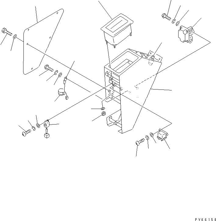 Excavators Komatsu / PC38UU-2 S/N 3001-UP(pc38uu-c) / FLOOR FRAME (PANEL)(#4483-)(210240 : K1110-04A0A)