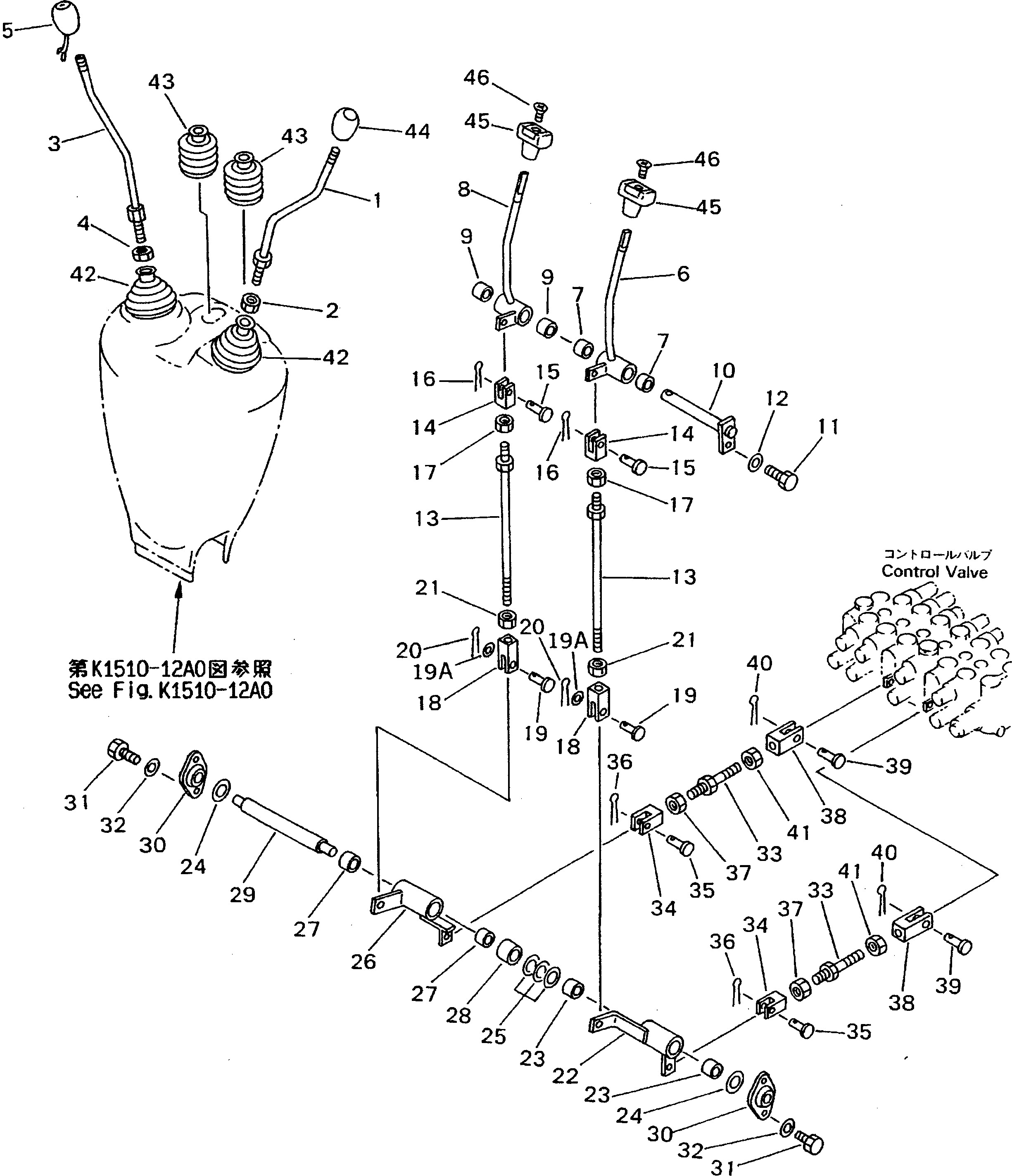 Excavators Komatsu / PC38UU-2 S/N 3001-UP(pc38uu-c) / WORK CONTROL (CONTROL)(210330 : K1510-01A0)