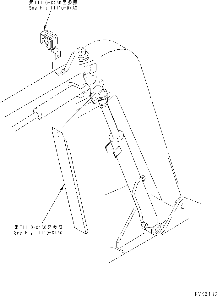 Excavators Komatsu / PC38UU-2 S/N 3001-UP(pc38uu-c) / BOOM CYLINDER(360100 : T1120-01A0)
