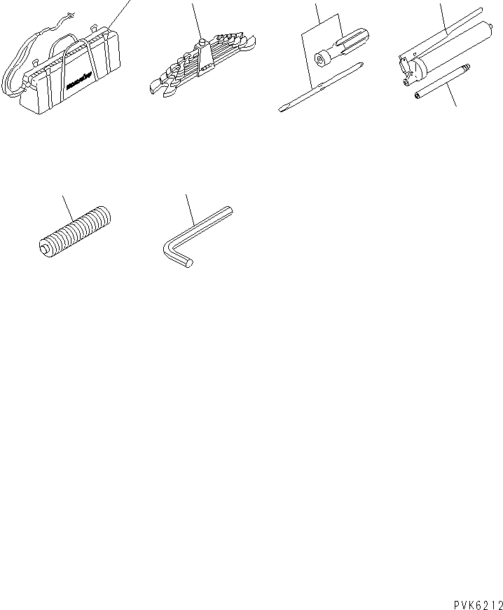 Komatsu parts book diagram for PC38UU-2 S/N 3001-UP: TOOLS