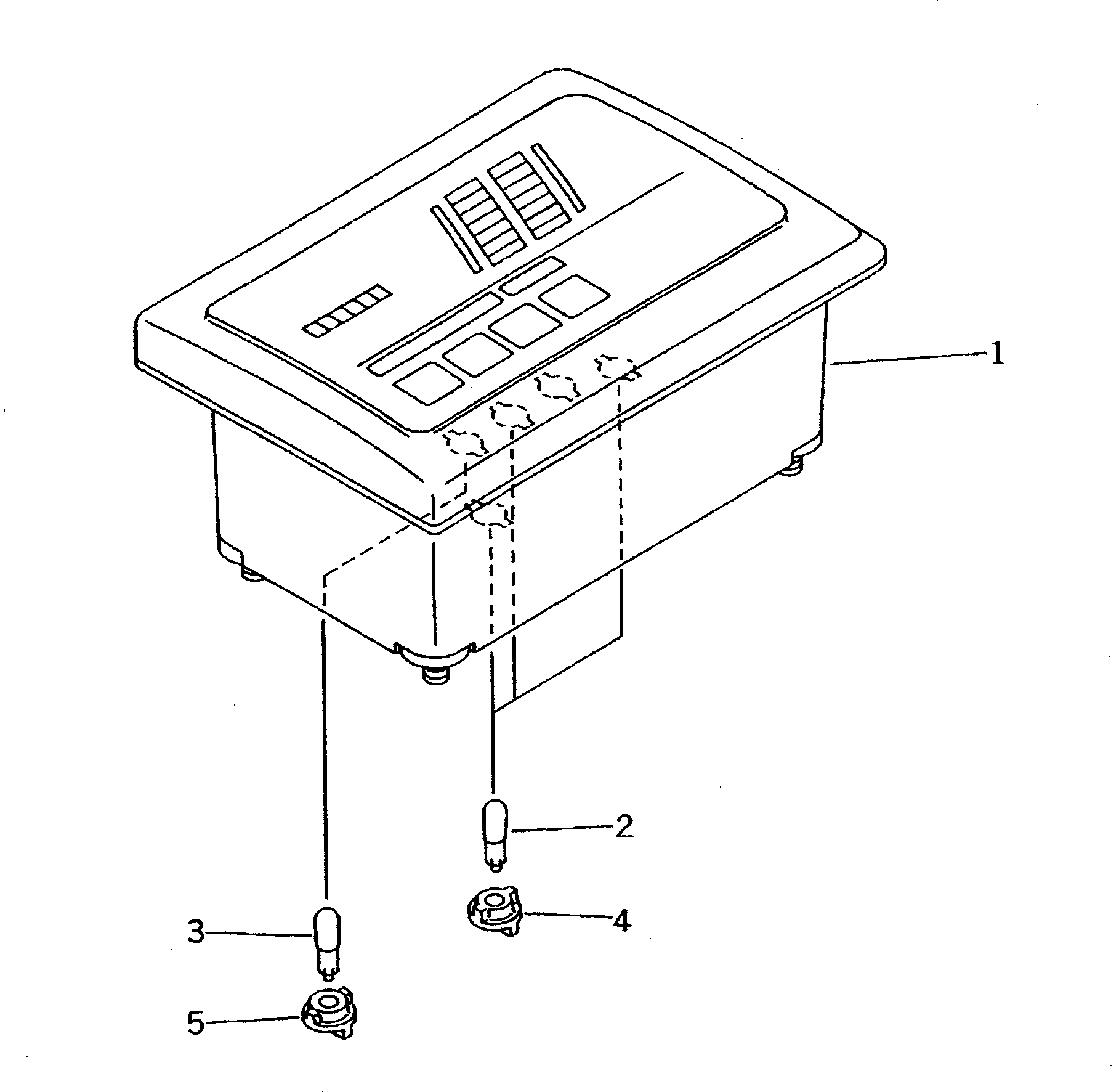 Excavators Komatsu / PC38UUM-2 S/N 1001-UP(pc38uumr) / MONITOR PANEL (INNER PARTS)(210240 : K1110-51A0)