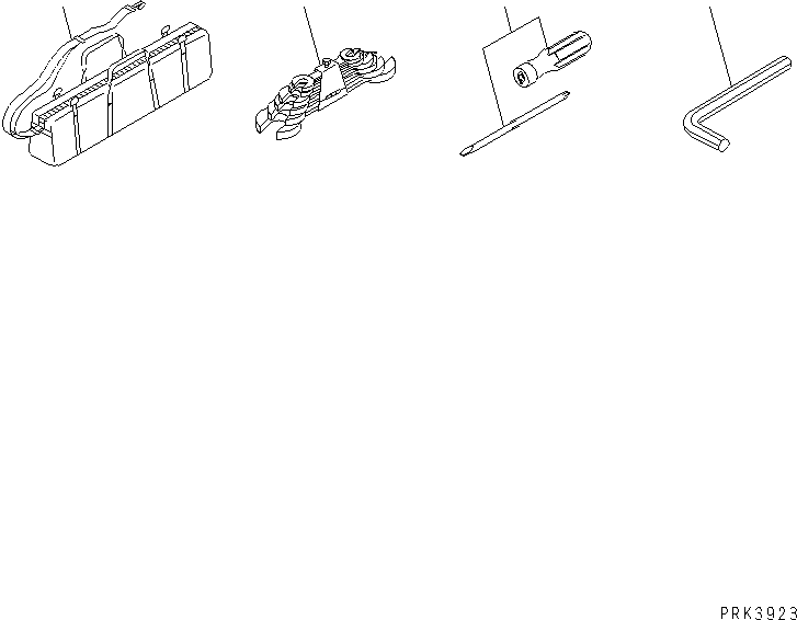 Excavators Komatsu / PC38UUM-2 S/N 1001-UP(pc38uumr) / TOOLS(420020 : V0300-01A1)