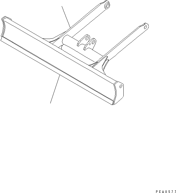 Excavators Komatsu / PC38UUM-2 S/N 1001-UP(pc38uumr) / BLADE(480210 : Z0710-11A0)
