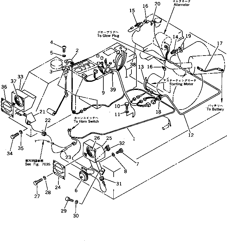 Excavators Komatsu / PC40-5 S/N 8501-UP(pc40-5c) / ELECTRICAL SYSTEM (TBG SPEC)(030220 : 1423)