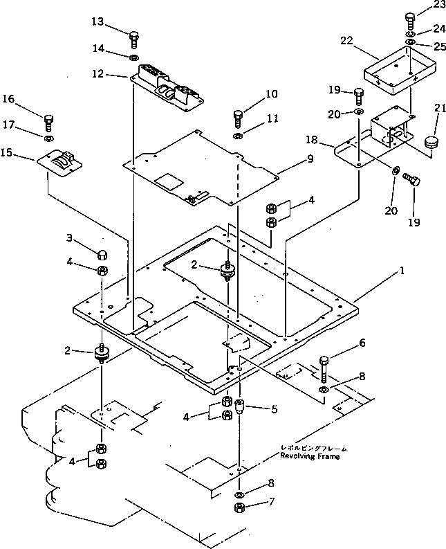 Excavators Komatsu / PC40-5 S/N 8501-UP(pc40-5c) / FLOOR (1/2) (TBG SPEC)(150020 : 5002)