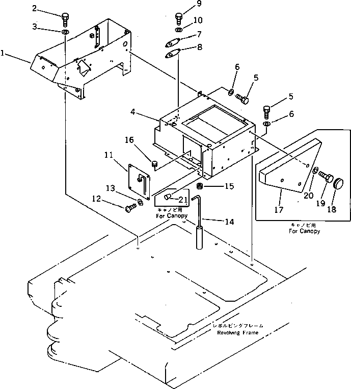 Excavators Komatsu / PC40-5 S/N 8501-UP(pc40-5c) / FLOOR (2/2)(150030 : 5003)