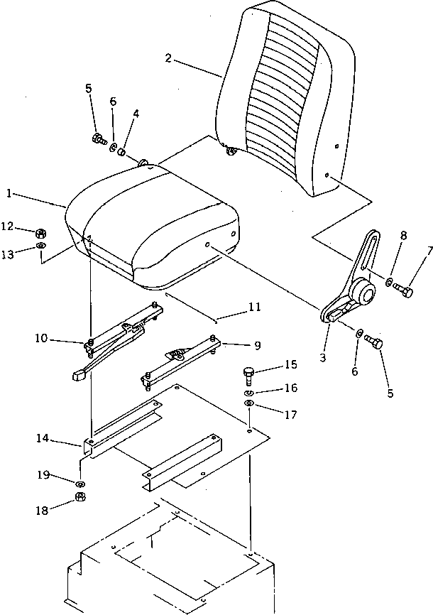 Excavators Komatsu / PC40-5 S/N 8501-UP(pc40-5c) / OPERATOR