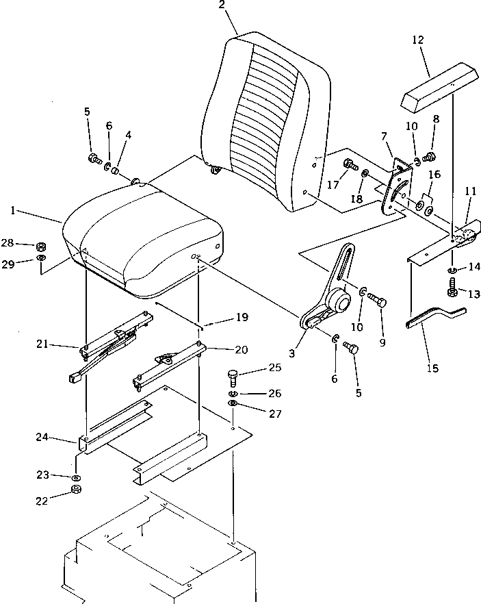 Excavators Komatsu / PC40-5 S/N 8501-UP(pc40-5c) / OPERATOR