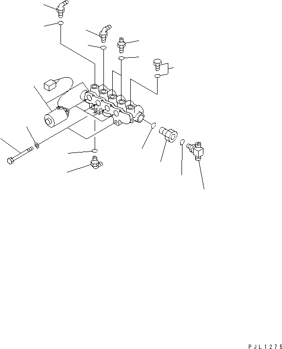 Excavators Komatsu / PC400-6C S/N 30001-UP (-50cent. Spec.)(pc400-2c) / SOLENOID VALVE(#32001-)(150470 : H1831-01A3A)