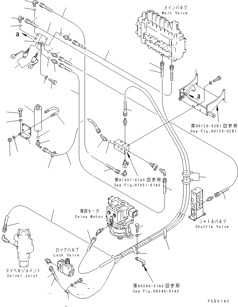 Excavators Komatsu / PC400-6C S/N 30001-UP (-50cent. Spec.)(pc400-2c) / SOLENOID VALVE(#30249-31999)(150480 : H1831-02A3)