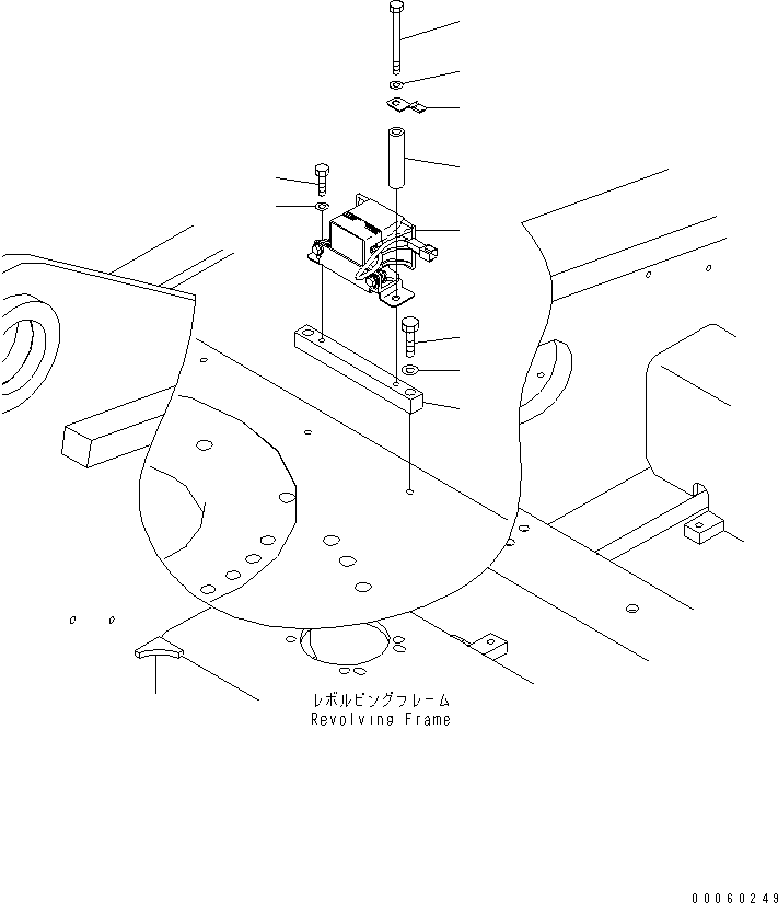 Komatsu parts book diagram for PC400-7E0 S/N 60001-UP (ecot3): TRAVEL ALARM(#65225-)