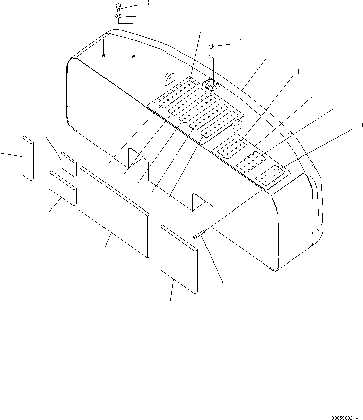 Komatsu parts book diagram for PC400-7E0 S/N 60001-UP (ecot3): COUNTERWEIGHT (9220KG)(#60066-)