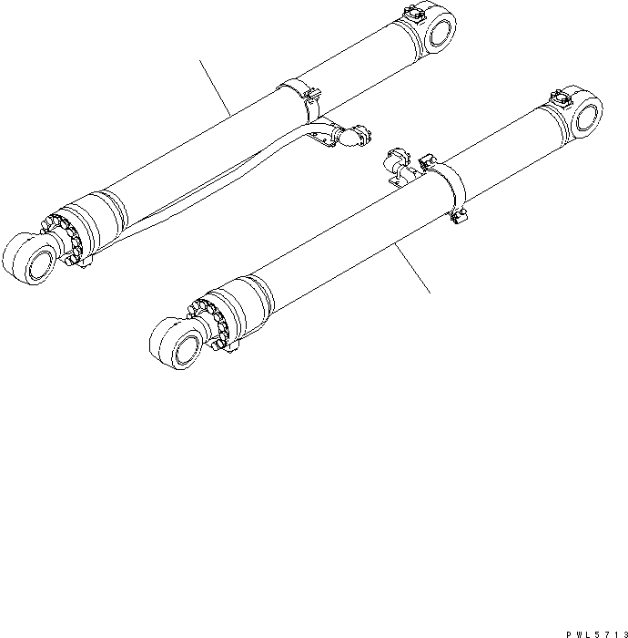 Komatsu parts book diagram for PC400-7E0 S/N 60001-UP (ecot3): BOOM CYLINDER (FOR BURST VALVE) (500 HOURS GREASING BOOM TYPE)